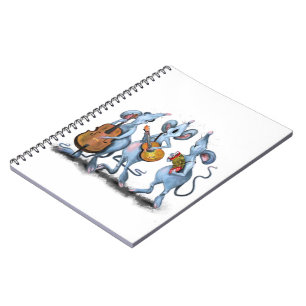 Carnet de notes de souris musicales