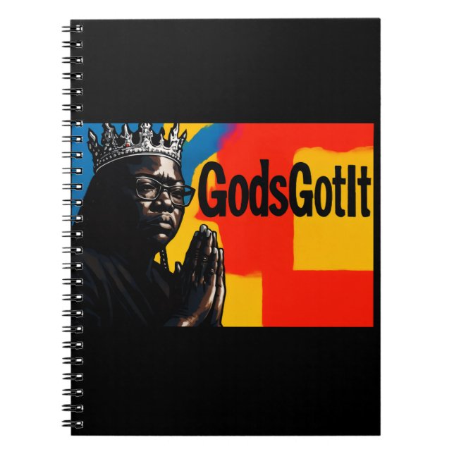 Carnet de notes Dieu l'a (Devant)