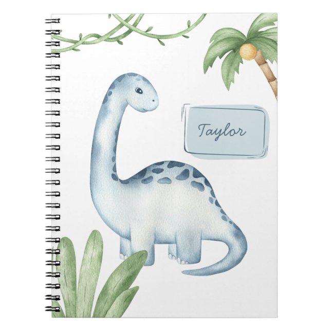 Carnet de notes Dinosaure – Journal préhistorique  (Devant)