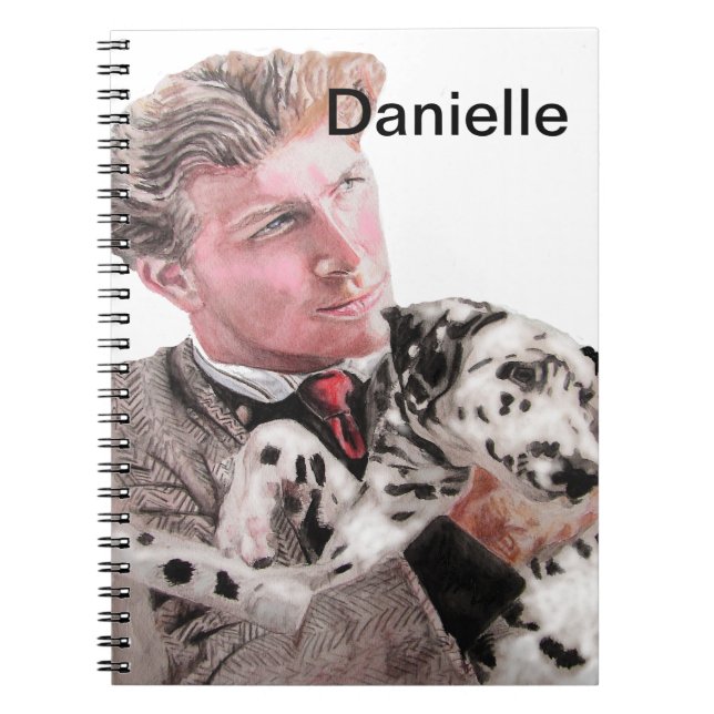 Carnet de notes du nom de filles de chien dalmatie (Devant)