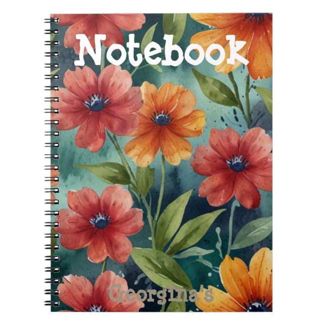 Carnet de notes élégant et minimal pour les affair (Devant)