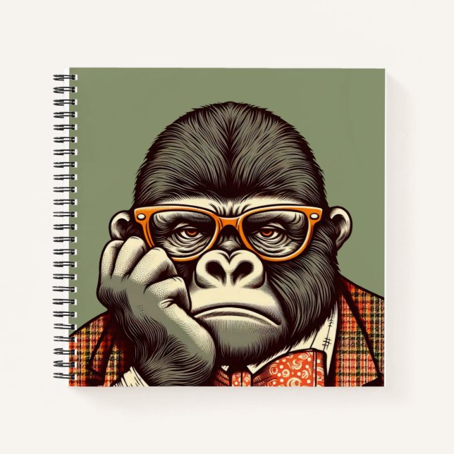 Carnet de notes Gorille (Devant)