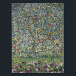 Carnet de notes Gustav Klimt Apple Tree<br><div class="desc">Ordinateur portable Gustav Klimt Apple Tree. Peinture à l'huile sur toile de 1912. Un magnifique paysage de la période postérieure du Klimt. Un grand cadeau pour les amateurs de peinture paysagère,  de pommiers,  d'art nouveau et de Gustav Klimt.</div>