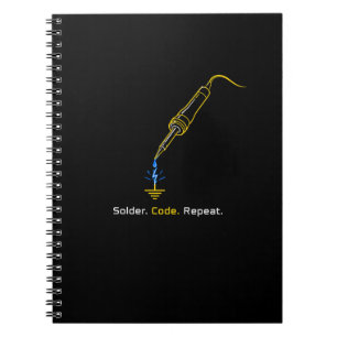 Carnet de notes intégré de génie avec code de soud