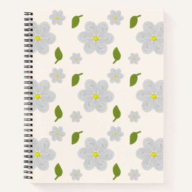 Carnet de notes Jardin de Marguerites (Devant)