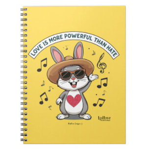 CARNET DE NOTES LAPIN D'AMOUR