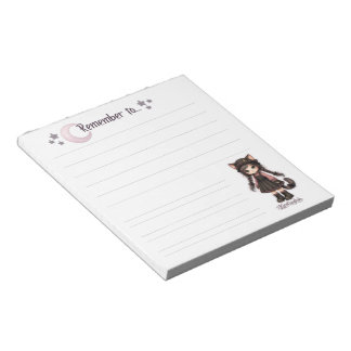 Carnet de notes Lune Chat Gothique - N'oublie pas