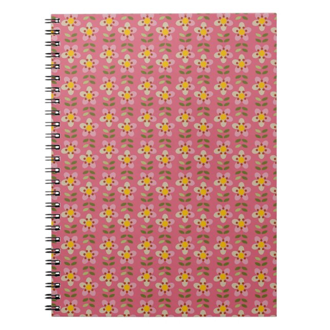 CARNET DE NOTES MISTY CHARM - Motif Botanique (Devant)
