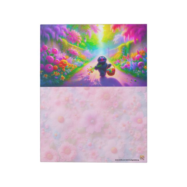 Carnet de notes Monstre traversant le jardin (Tourné)