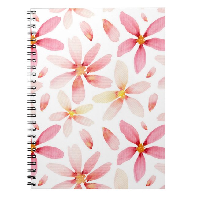 Carnet de notes Pastel Aquarelle Daisy (Devant)