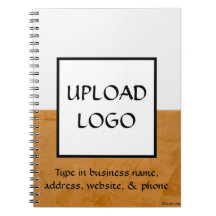 Carnet de notes personnalisé avec logo d'agent imm