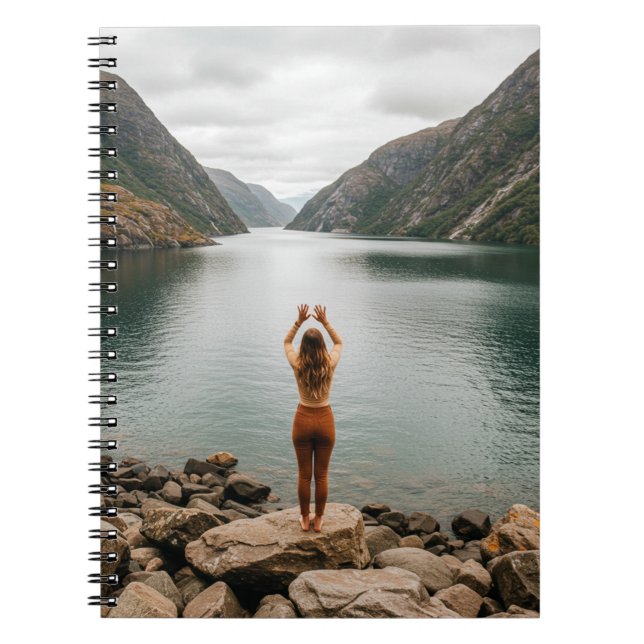 Carnet de notes personnalisé en spirale avec photo (Devant)