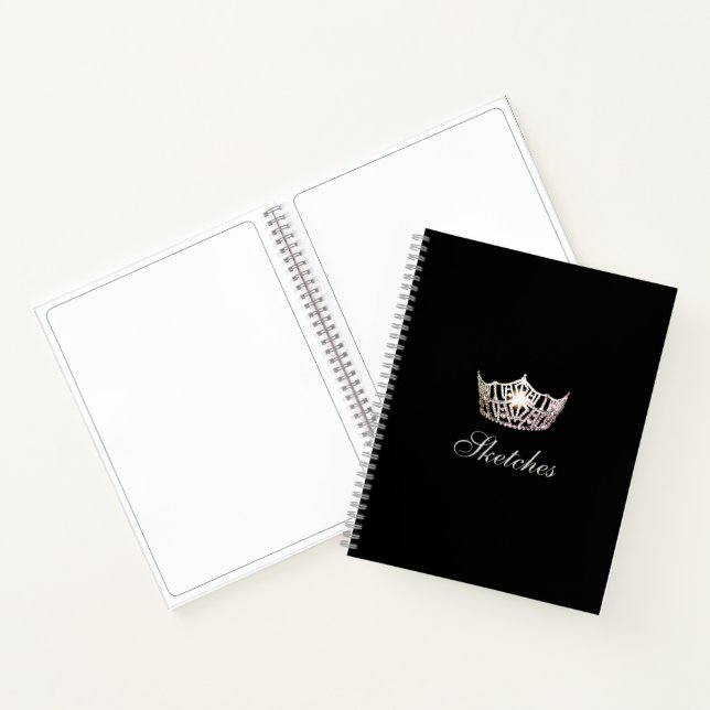 Carnet de notes personnalisé Miss America Silver C (Intérieur)