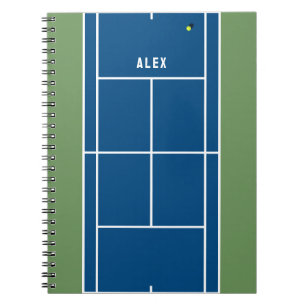 Carnet de notes personnalisé pour cadeau de tennis