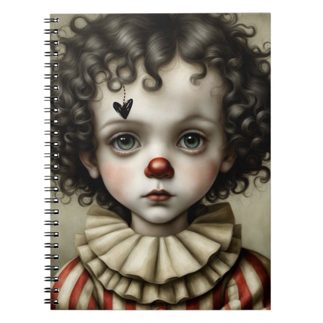 Carnet de notes Petit Clown Triste Journal (Devant)