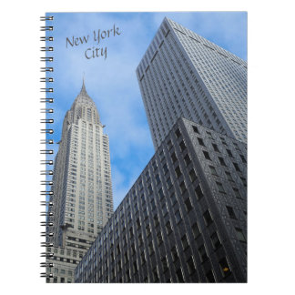 Carnet de notes photo de gratte-ciel de NYC en spi