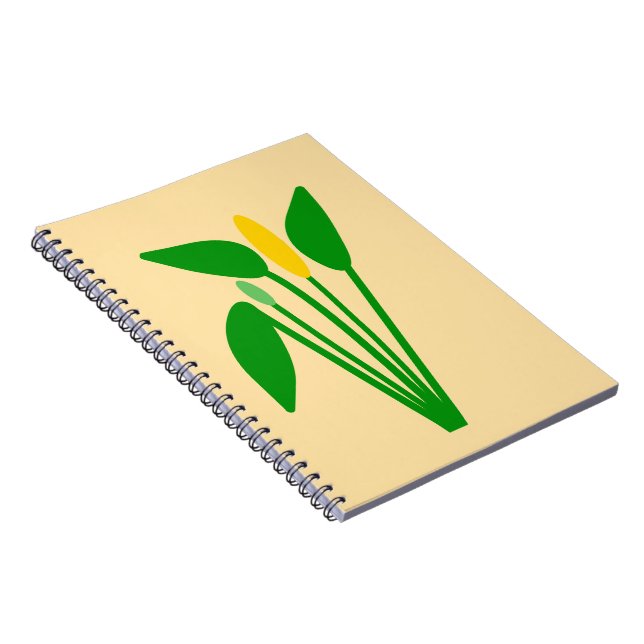 Carnet de notes photo en spirale Araceae (Côté Droit)