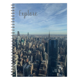 Carnet de notes photo en spirale de New York City 