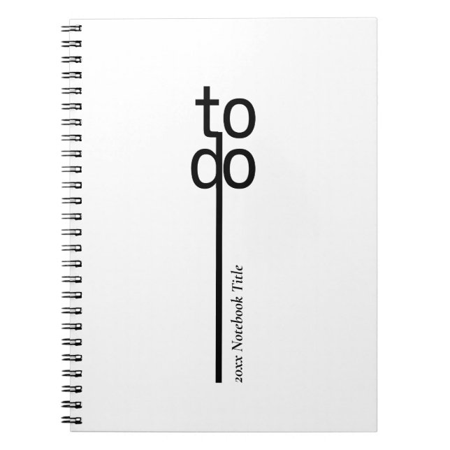 Carnet de notes photo spirale personnalisé à faire (Devant)