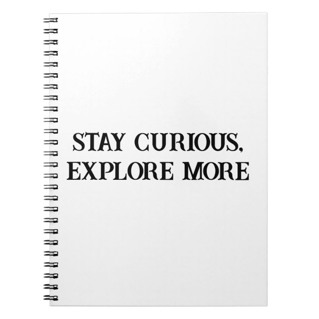 Carnet de notes pour enfants Curiosity Explorer (Devant)