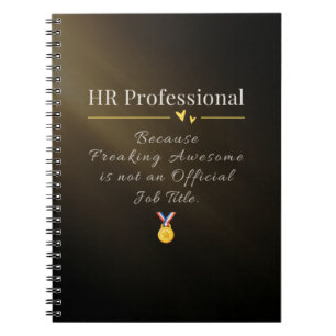 Carnet de notes pour professionnel RH – Citation d