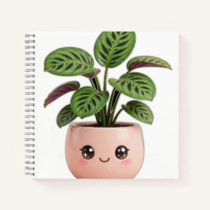 Carnet de notes Prayer Plant Kawaii Plante d'intér