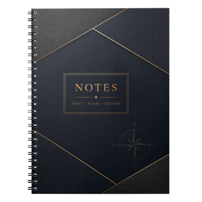 Carnet de notes professionnel pour hommes (Devant)