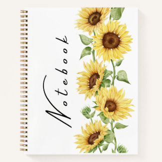 Carnet de notes Rayonnement de Tournesol
