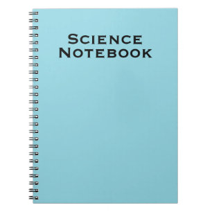 Carnet de notes scientifiques minimaliste