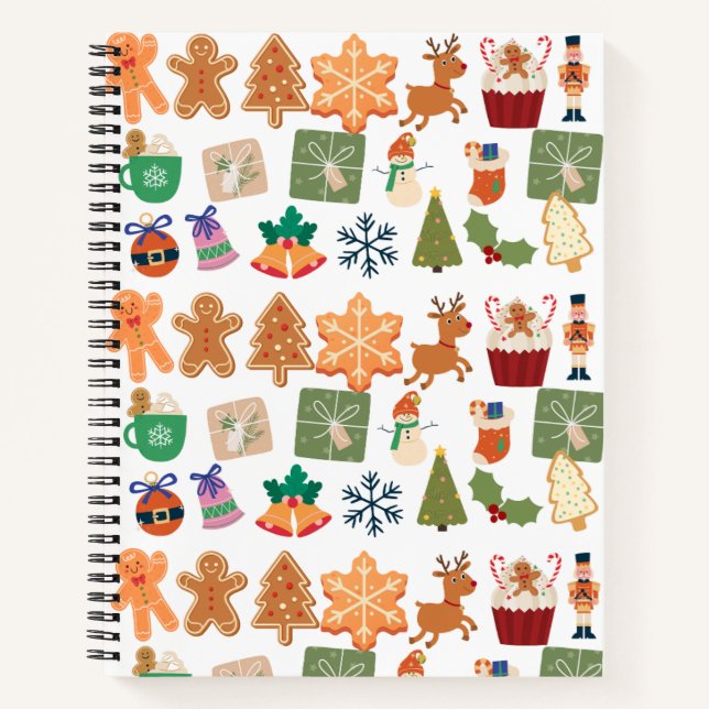 CARNET DE NOTES THÈME DE NOËL (Devant)