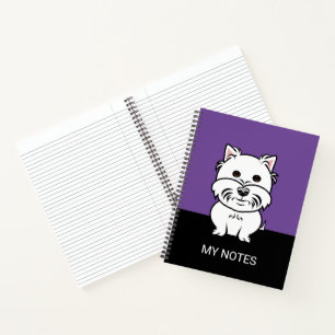 Carnet de notes West Highland White Terrier de des