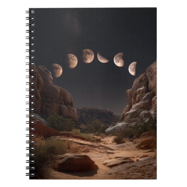 Carnet de nuit de la Lune du désert (Devant)