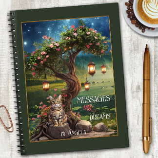 Carnet de nuit pour chats de rêve magique