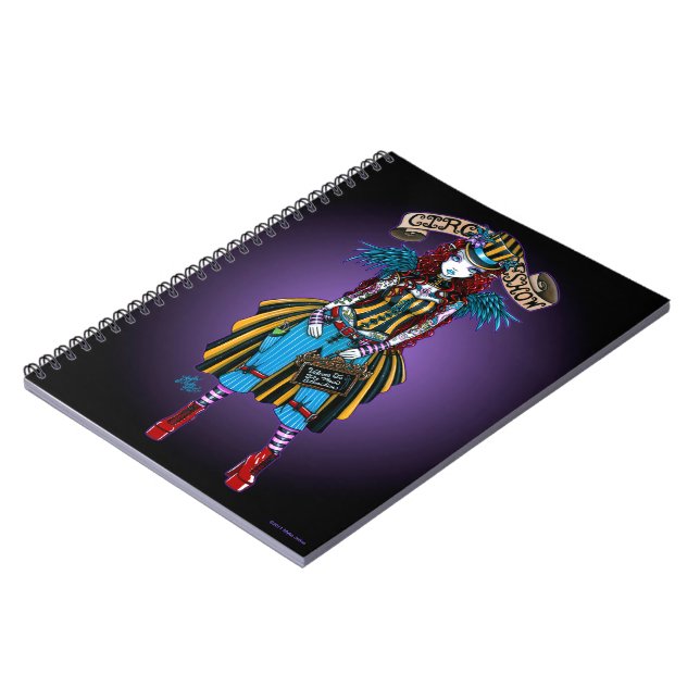 Carnet de numéro de cirque de tatouage de cirque (Côté gauche)