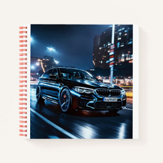 carnet de page blanche enfant avec bmw imprimé