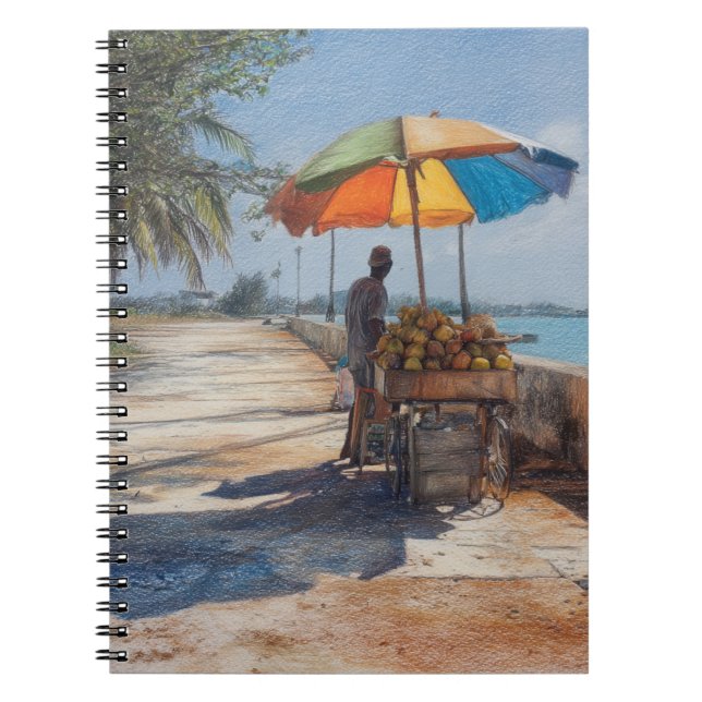 Carnet de panier de coco côtier (Devant)