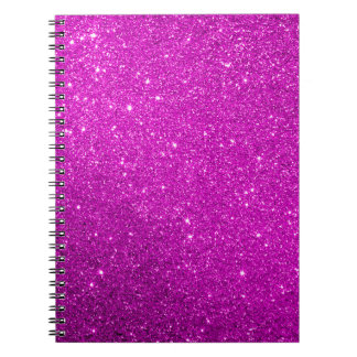 Carnet de Parties scintillant pourpre brillant