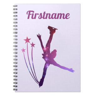 Carnet de patinage artistique - Arabesque violet