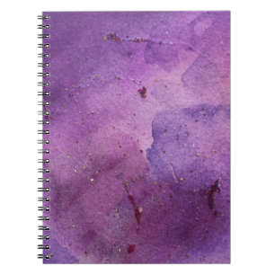 Carnet de peinture à la Parties scintillant pourpr