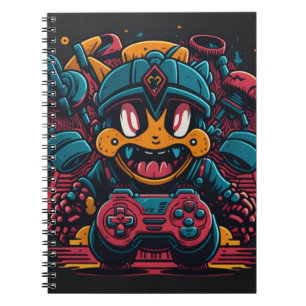Carnet de personnage de jeu vidéo