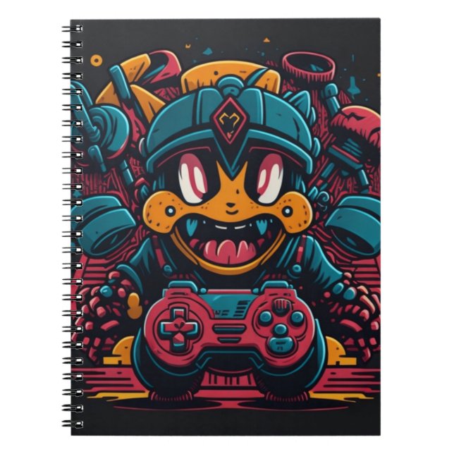 Carnet de personnage de jeu vidéo (Devant)
