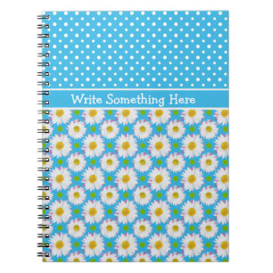 Carnet de personnalisation : Polkas, marguerites s