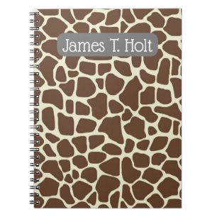 Carnet de Personnaliser - Impression Giraffe