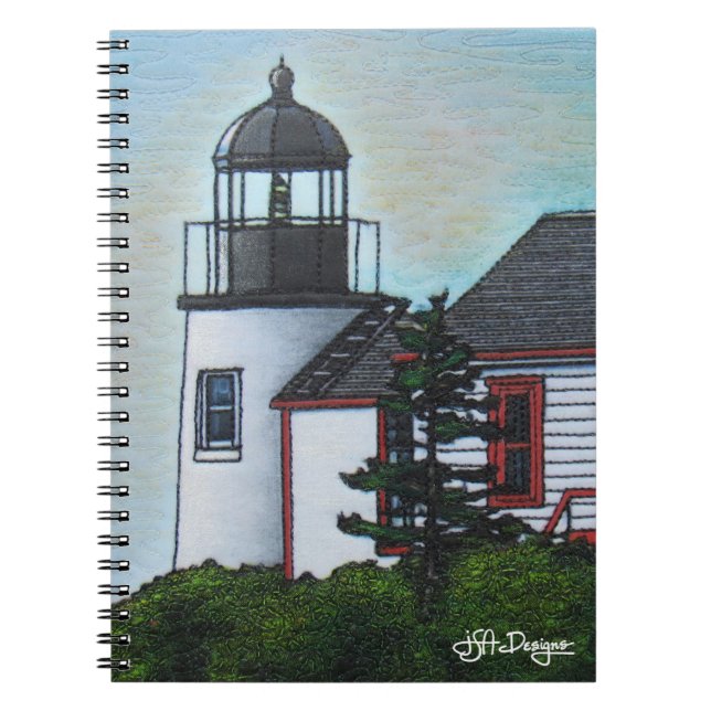 Carnet de phare d'art de textile (Devant)