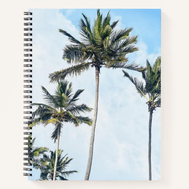 Carnet de photographie de palmier tropical côtier  (Devant)