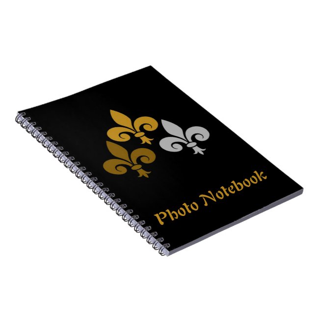 Carnet de photos à spirale Fleur de Lys (Côté Droit)