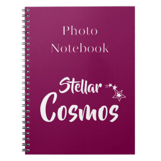 Carnet de photos de la spirale cosmique stellaire