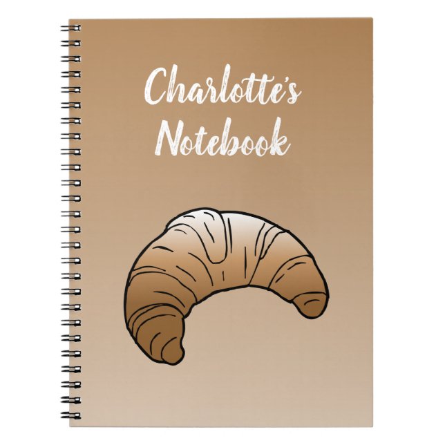 Carnet de photos en spirale Croissant (Devant)