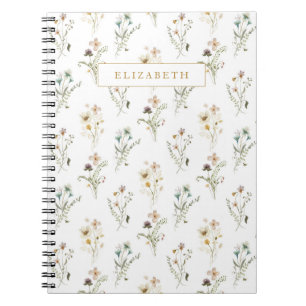 Carnet de photos en spirale Fleur sauvage