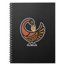 Carnet de photos en spirale – Oiseau Sankofa Adink